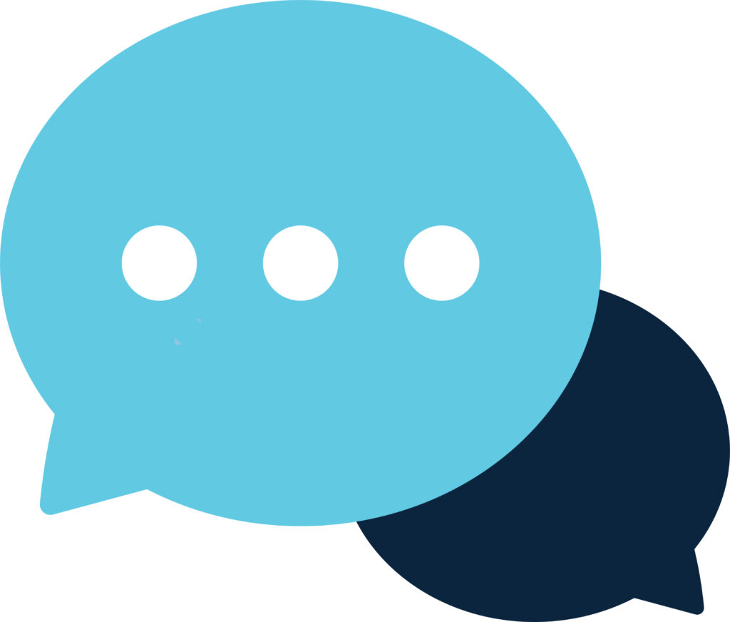 Resident Relations & Communication-FL Speech bubbles icon for resident relations and communication
